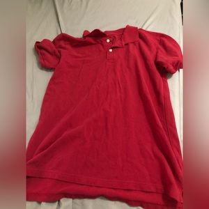 Red formal shirt